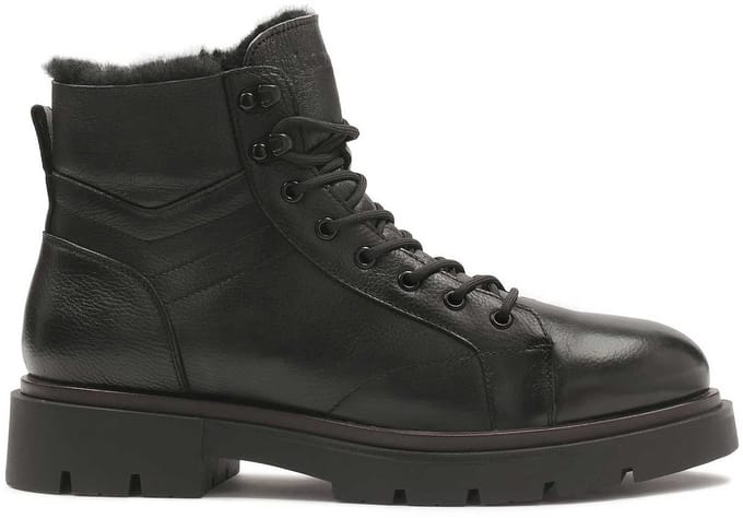 Black men's insulated boots