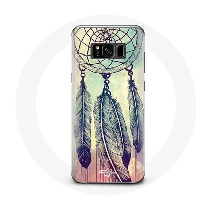 Coque pour Samsung Galaxy S8 Attrape rêve coloré marron