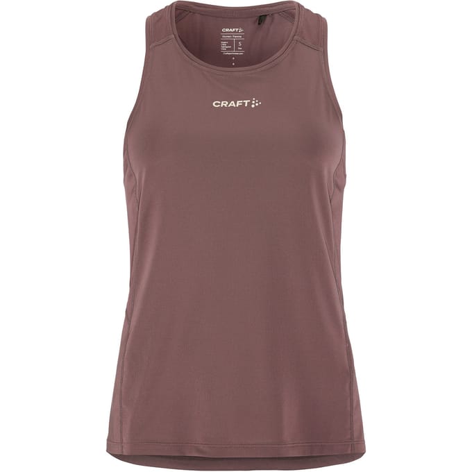 CRAFT ADV ESSENCE SINGLET 2 W Dames Sportshirt - FLINT