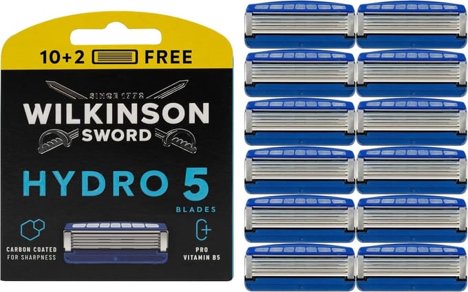 Hydro 5 Skin Protect scheermesjes voor heren - 12 stuks