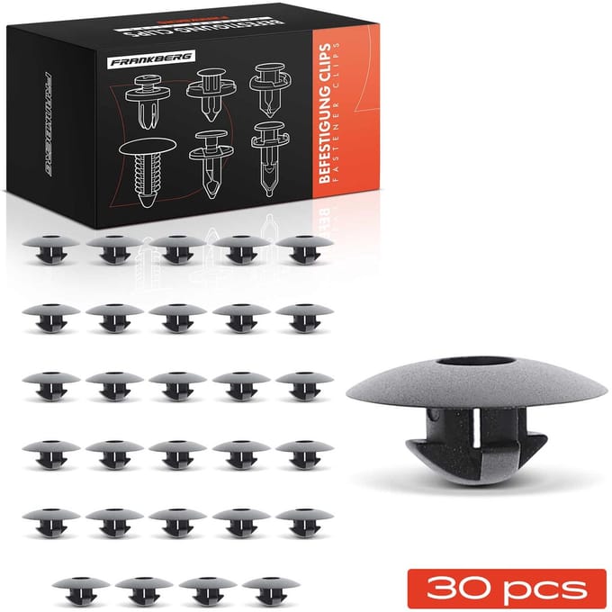 Frankberg 30x Bevestigingsclips voor VW Golf 5 Caddy 3 Multivan
