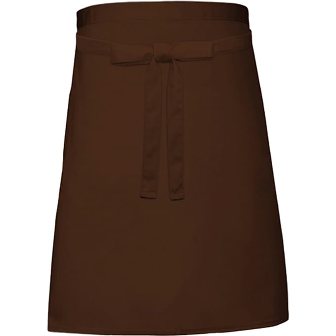 Link Kitchen Wear Effen schort (Bruin)