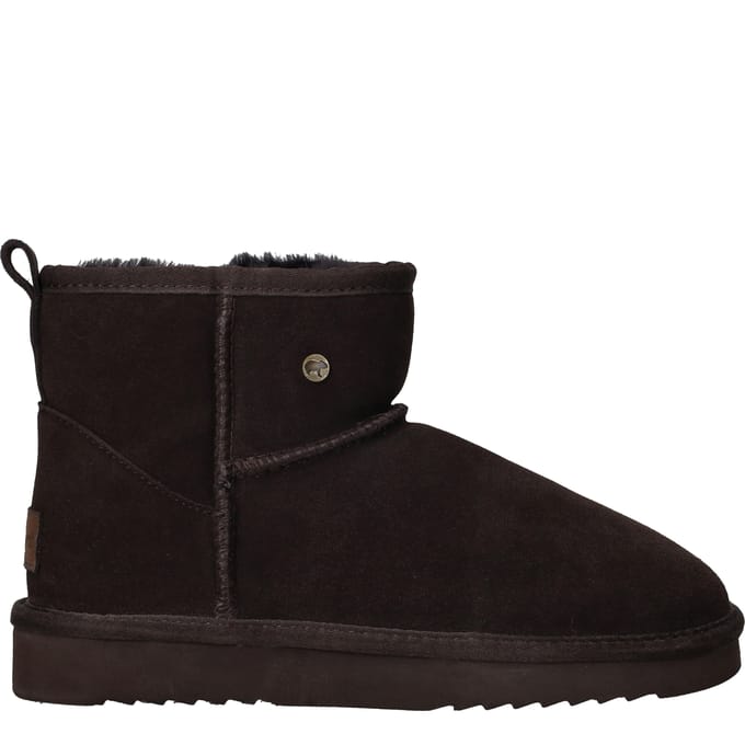 Warmbat Wallaby Suede Boot Dames Laarzen - Bruin