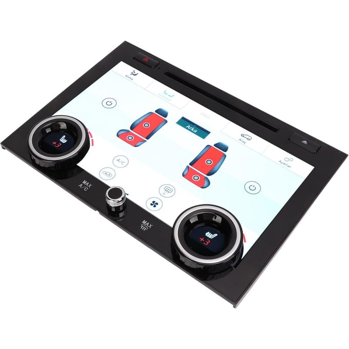 AC Verwarming Klimaatregeling Paneel 10-inch LCD Touchscreen Vervanging voor Land Rover Range Rover Vogue L405 2013-2017 black