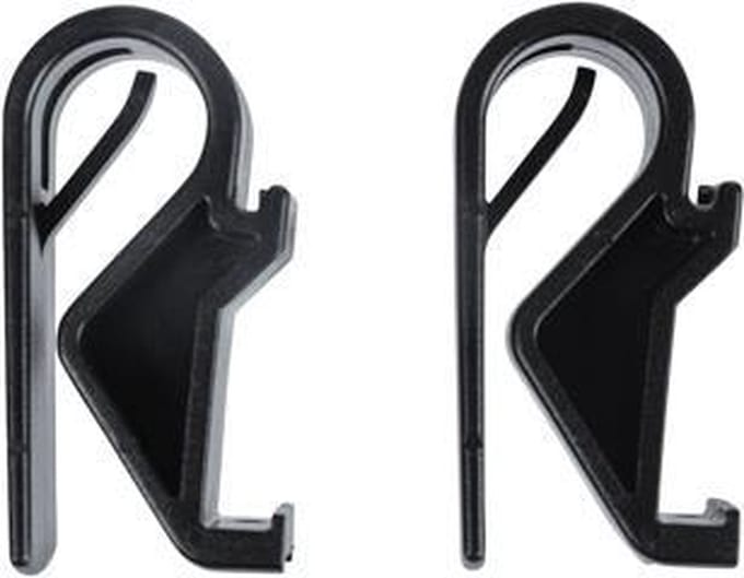 Basil Hook-On System Sports - Set van 2 haken - Zwart