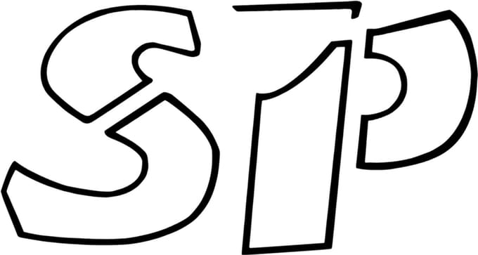 Piaggio Zip Stickerset - SP Stickers - Zwart