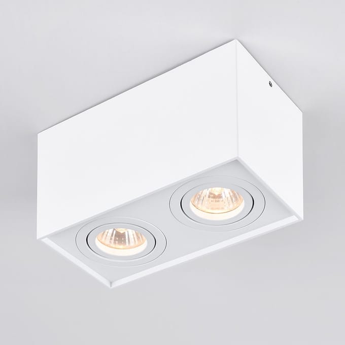 Design spot Timmy 2-lichts - wit