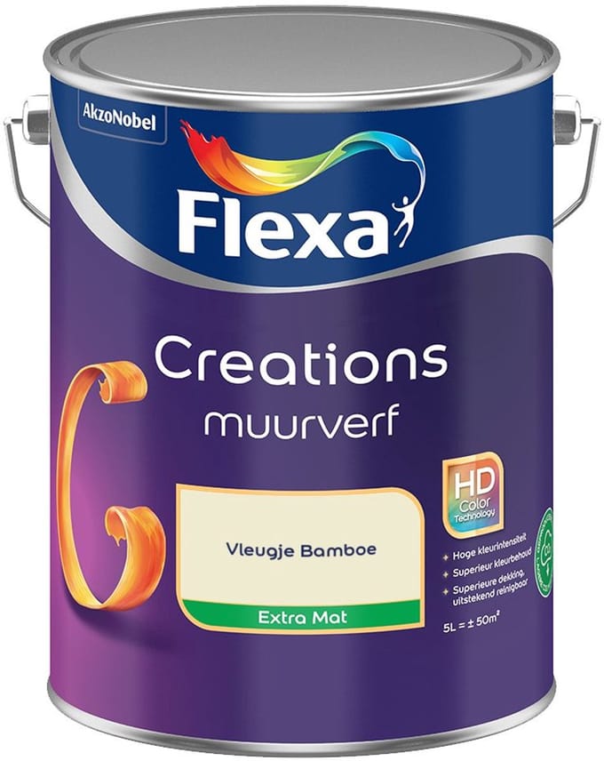 Flexa - Creations Muurverf Extra Mat - Vleugje Bamboe - Mengverf - 5 L
