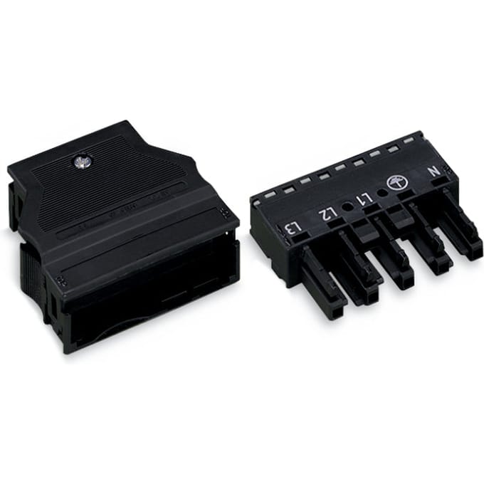 WAGO 5 Polige Vrouwelijke Socket Met Trekontlasting - 770-105