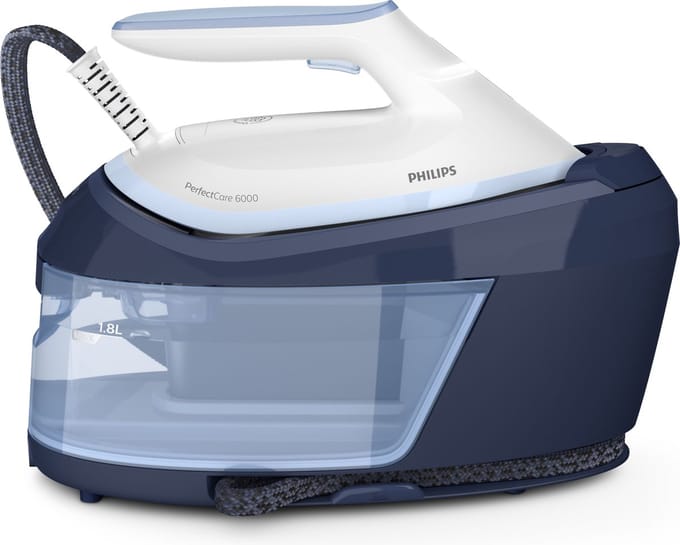 Philips Stoomstrijkijzer PerfectCare 6000 Series PSG6026 - steam generator iron - sole plate: SteamGlide Plus