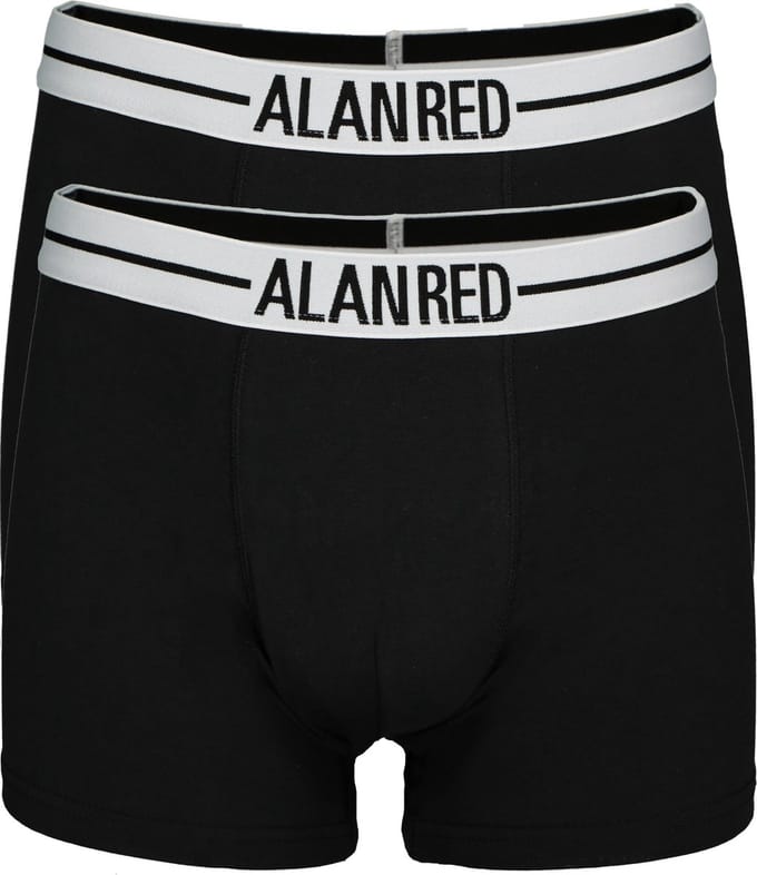 ALAN RED boxershorts (2-pack) - zwart - Maat: L