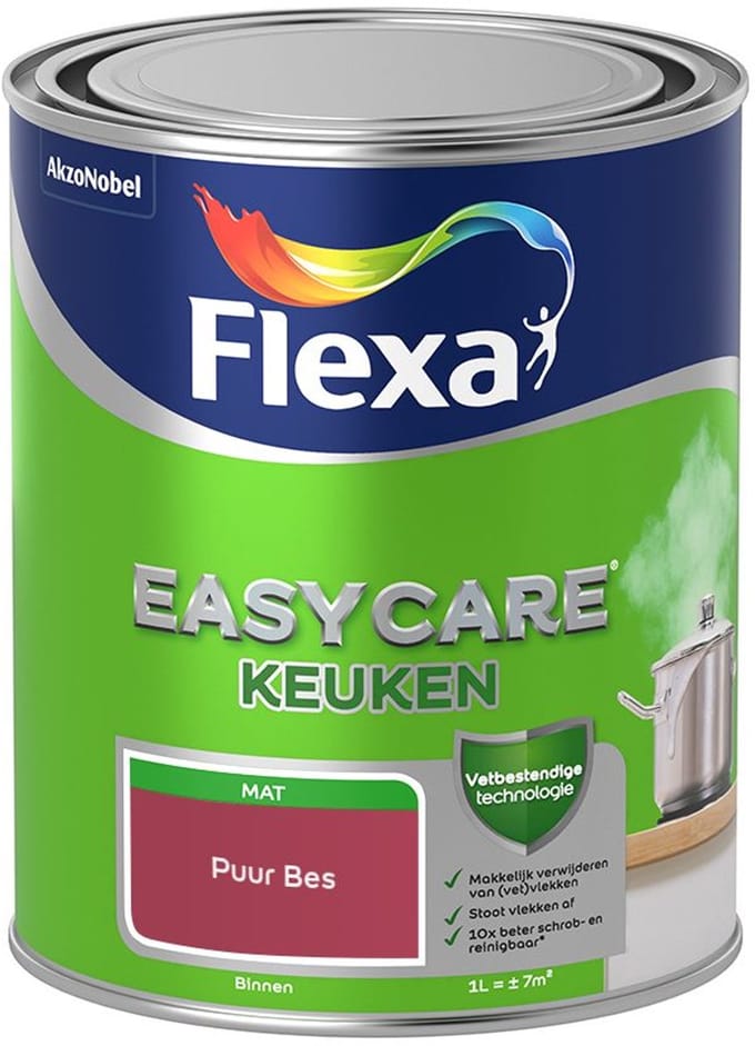 Flexa - Easycare Keuken - Puur Bes - Mengverf - 1 L