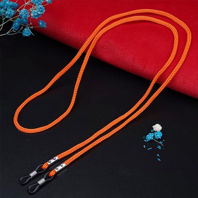 Brillenkoord - Brillenketting - 2 Stuks - Oranje