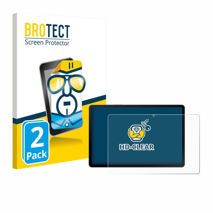 BROTECT - Screenprotector voor Samsung Galaxy Tab S10 FE WiFi - Folie Beschermfolie transparant 2 Stuks