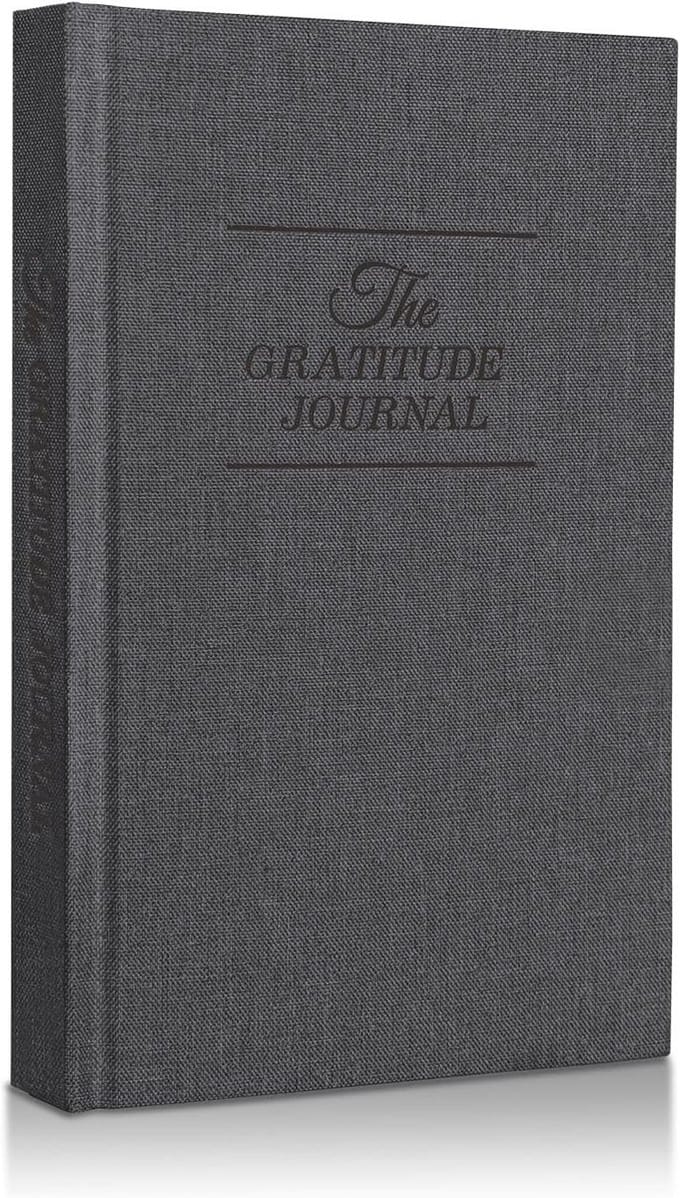 Dankbaarheid Journal - Levensplanner Dagboek - Persoonlijke Groei - Geleide Oefeningen - A4 Formaat - Grijs