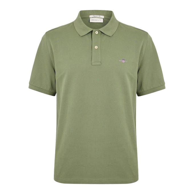Gant Tipping SS Pique Rugger Polo Heren - Maat M