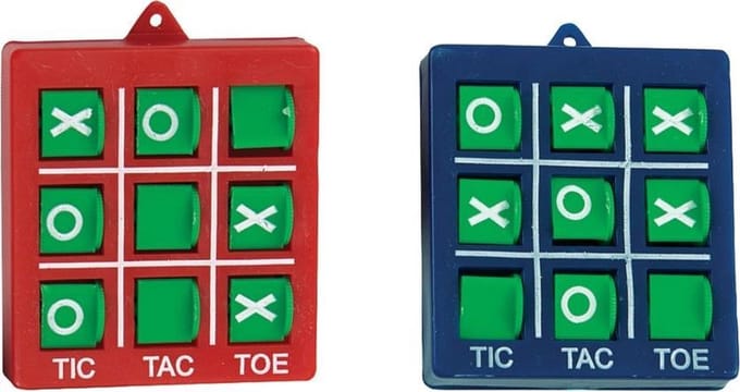 UNIQUE - 4 Tic Tac Toe piñata accessoires voor verjaardag