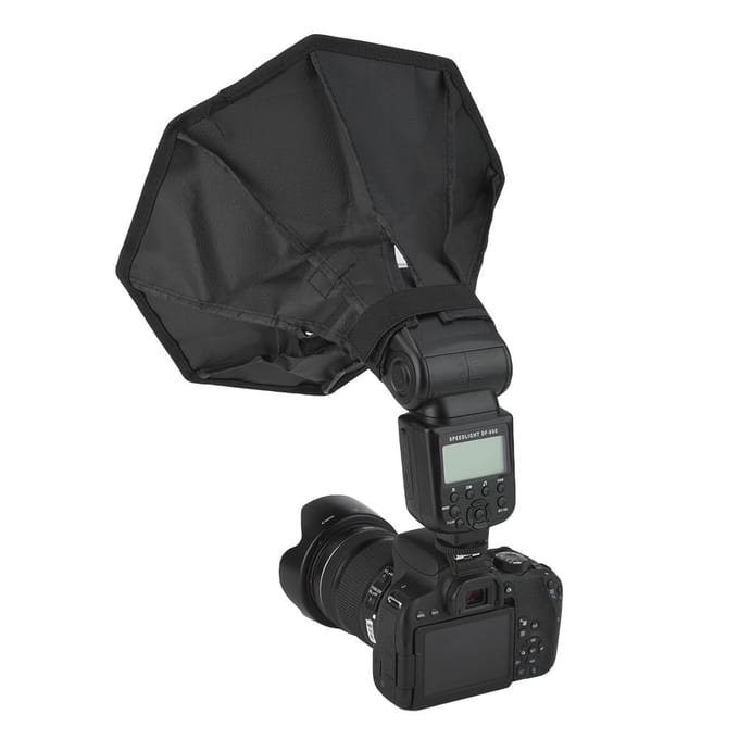 30cm Universele Mini Draagbare Softbox Diffuser voor Flits Speedlite Speedlight