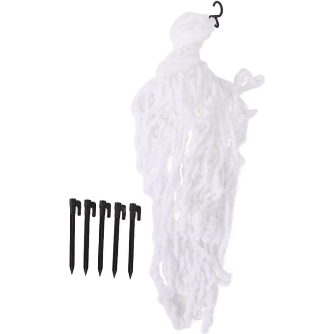 Driehoek Spinnenweb Extra Groot Wit Halloweenfeest Lastige Decoratieve Requisieten Benodigdheden white