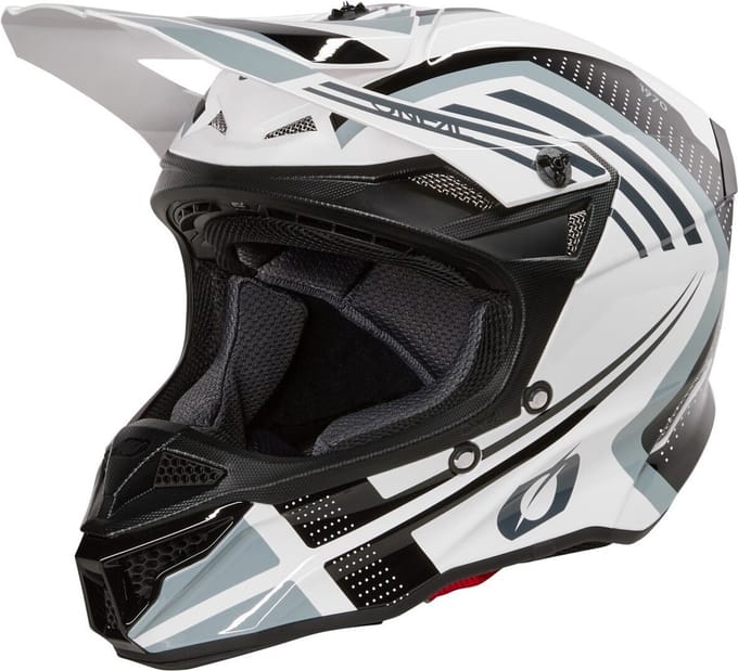 O'NEAL 5SRS Spike Zwart Wit Crosshelm - Helm