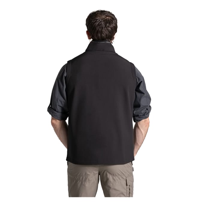 Craghoppers Heren Expert Basecamp II Softshell Gilet (Zwart)