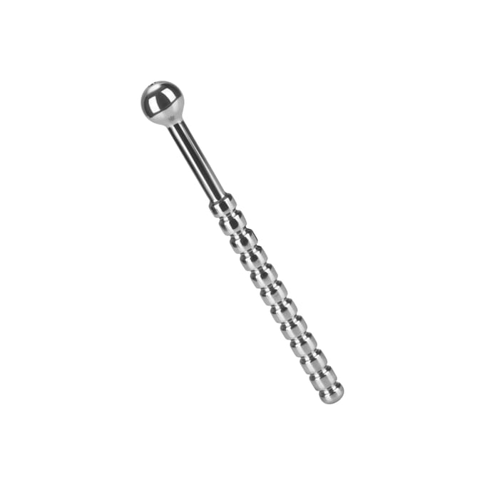Rimba - Geribbelde Holle Urethral - Plasbuig Plug Ø 10 mm