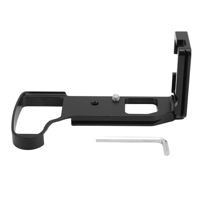 Camera Snelkoppel L-Plaat Aluminiumlegering Camera L-Beugel Handgreep voor Sony RX10M3 black