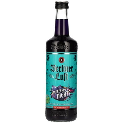 Berliner Luft BLUEBERRY NIGHT Der Frische Pfefferminzlikör 18% Vol. 0,7l
