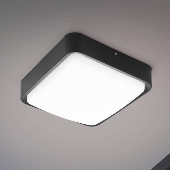 EGLO Piove-c Wandlamp voor buiten -  Black - SMD LED Module- 14W