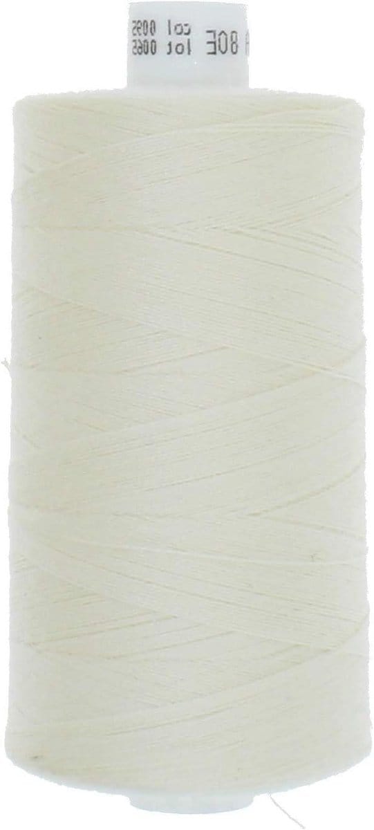 Naaigaren Polyester - Universeel Garen - Kleding Maken - Hoge Scheurvastheid - 1000 Meter - Naturel