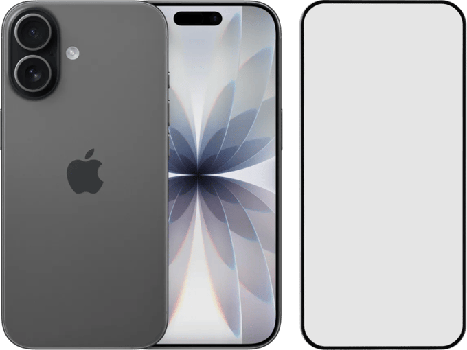 Apple iPhone 17 512GB Zwart + BlueBuilt Screenprotector Glas