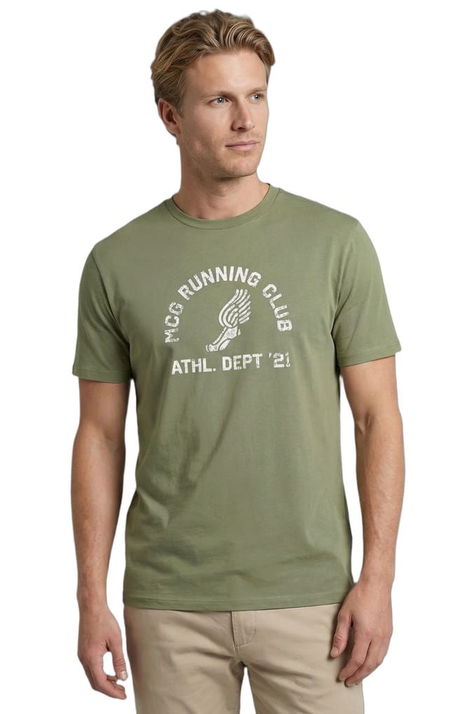 McGregor Graphic T-shirt 2 Light Olive Größe: M | Bedruckte T-Shirts Outlet | Herren | Grün