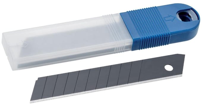 WESTEX breekmes vervangmesjes zwart 18mm
