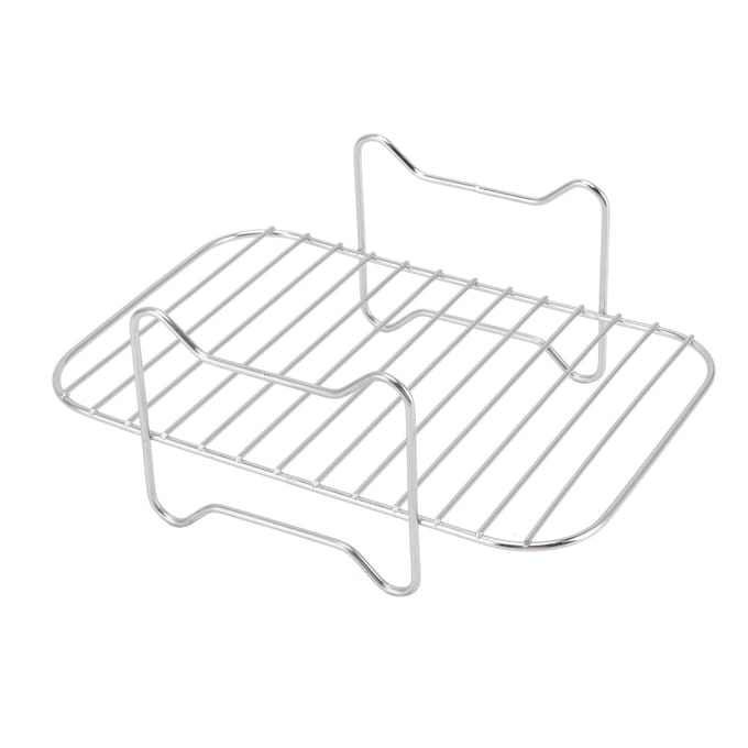Friteuse RVS Rek Multi-purpose Kook Bak Grill Rek Friteuse Accessoires voor Ninja Foodi DZ201 401 white