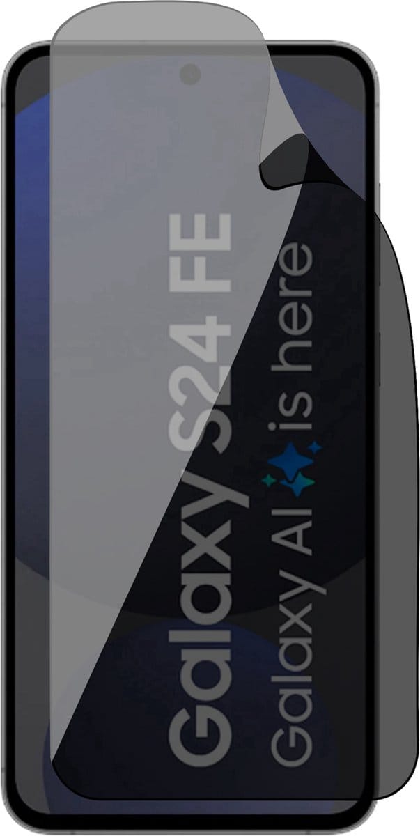 Privacy Screenprotector geschikt voor Samsung Galaxy S24 FE - 1x FlexGuard Screen Protector