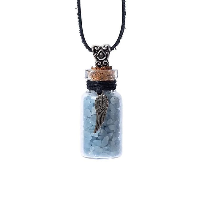 Yogi & Yogini - Geschenkflesje - koord - angeliet - engelenvleugel