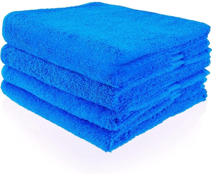 Douchelaken Cobalt blauw 70x140cm (LET OP: bestellen per stuk)