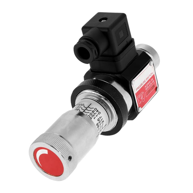 JCS02N Doorstroombuis Hydraulische Druk Relais Schakelaar Klep 30210kgcm2