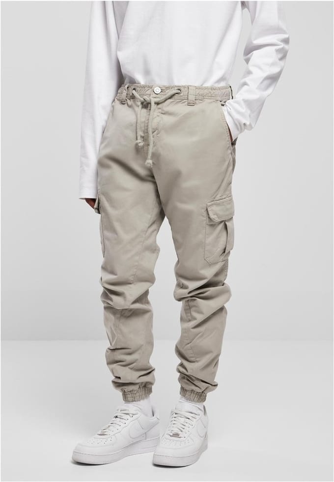 Urban Classics - Cargo Jogging Cargobroek - XXL - Grijs