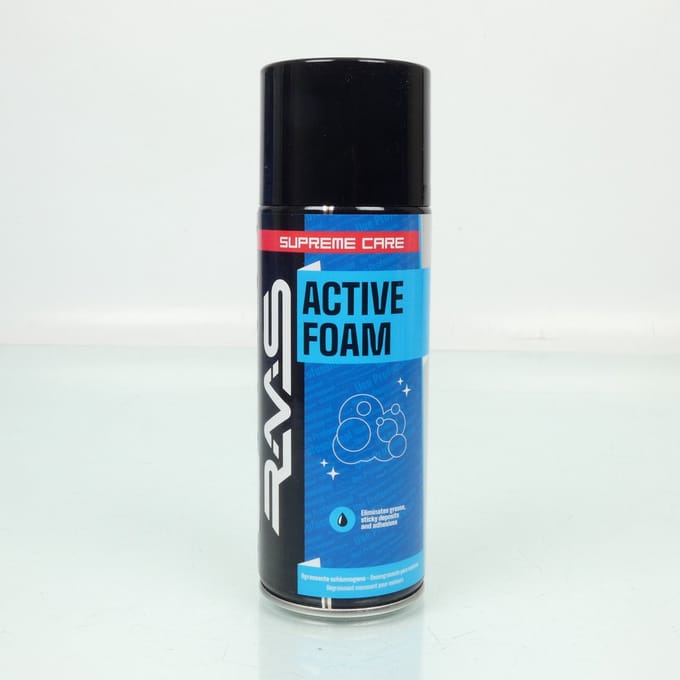 Bombe mousse active nettoyante RMS Active Foam spray 400mL pour moto auto Neuf