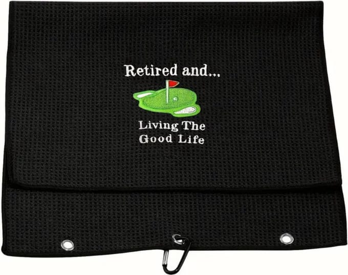 Bovista Golf Handdoek - Golfhanddoek - Golf Accessoires - Towel - Comfortabel - Grappige Tekst
