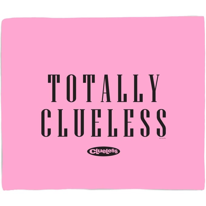 Clueless Totally Clueless Fleece Deken - M