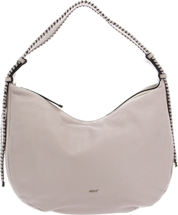 abro Leren Schoudertas Leather Dalia Hobo Bag Merle Sahara Beige