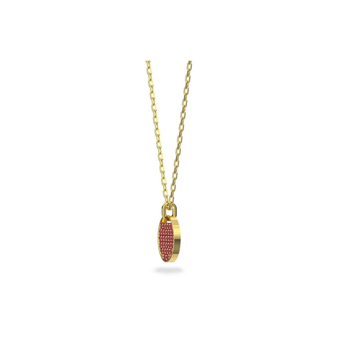 Pendentif Swarovski Ginger Ton Doré Rouge Bijoux Femme 5642941 Red,F beige