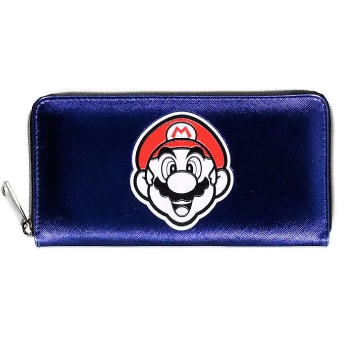 Nintendo Super Mario Dames portemonnee Summer Olympics All Over Print Blauw