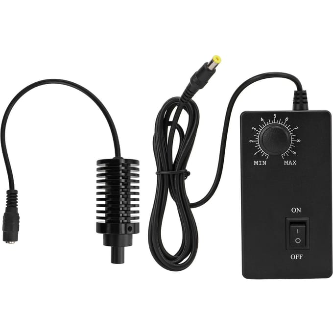 Microscoop Coaxiale Verlichting LED Hoge Helderheid Slijtvast Warmteafvoer Microscoop LED Spotlicht 9mm US Stekker wit