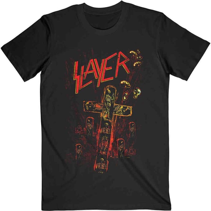 Slayer Heren Tshirt -2XL- Blood Red Zwart