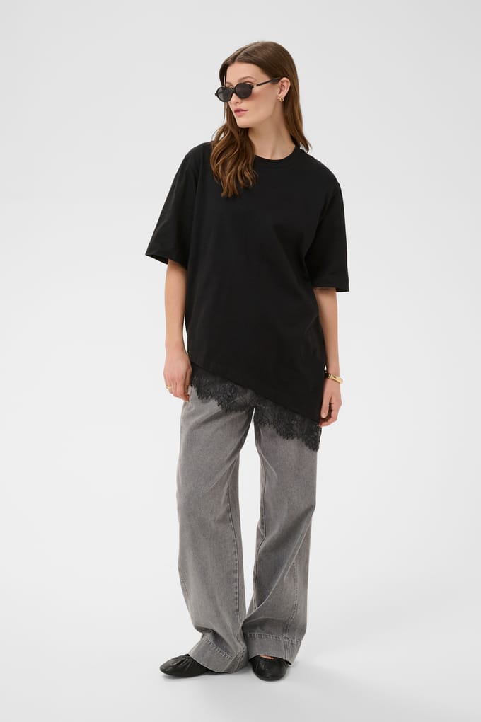 Dames-T-shirt Soaked in Luxury SLJina