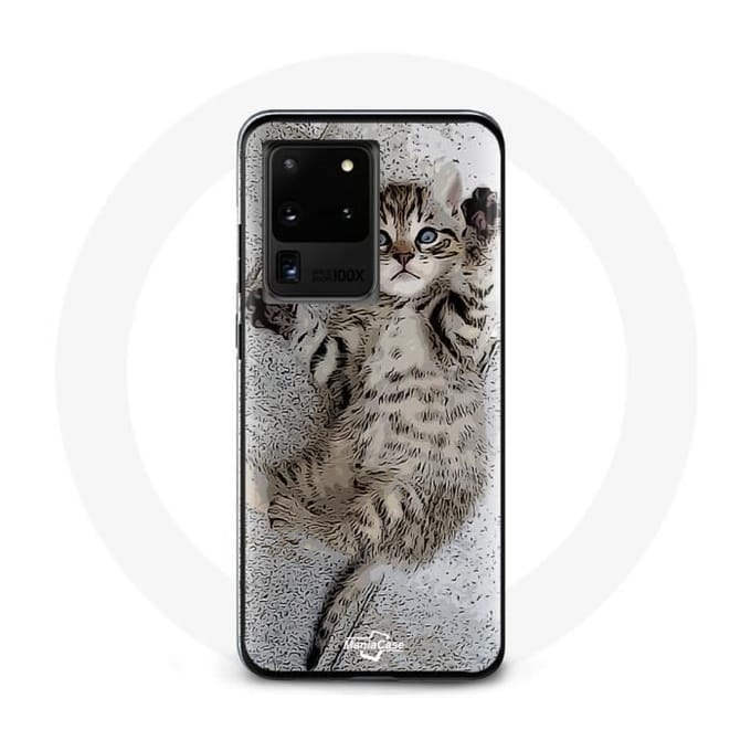 Case voor Samsung Galaxy S20 Ultra Schattig Bengaals katje