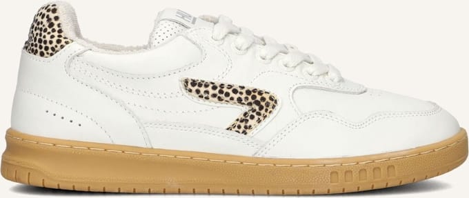 HUB Vancouver-w Sneakers Dames - Leren Sneaker - Wit - Maat 38